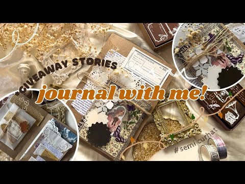 small business - cerita giveaway - journal with me ASMR