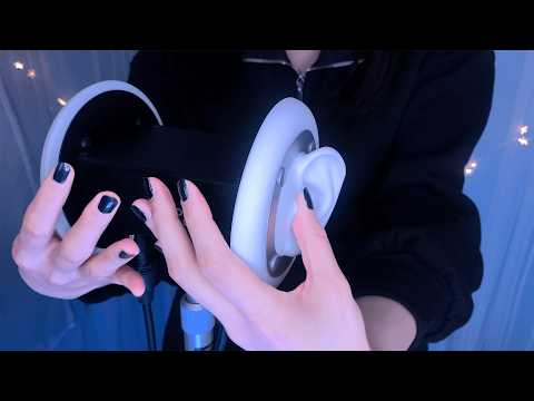 ASMR Brain Melting Dry Ear Massage Triggers for Sleep 😪 3Dio, gloves etc. / 耳マッサージ