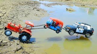 TATA Tipper Auto Rickshaw Police Car Tata Dumper Pulling Jcb 3dx Swaraj 855 Tractor ? CSToy