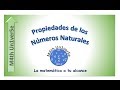 Propiedades de los Números Naturales