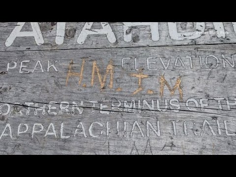 YouTube video thumbnail: Baxter State Park Rangers Seek Information After Katahdin Summit Sign Vandalized