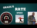 Fuel Efficiency and Speed Calculations