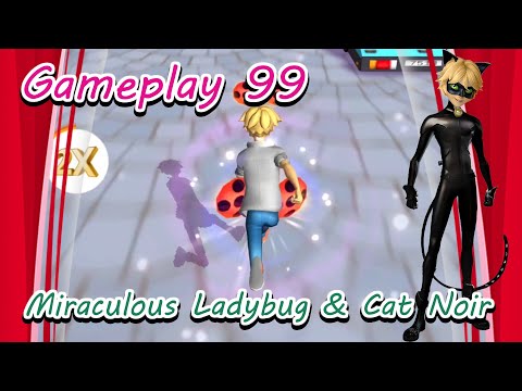 Miraculous Ladybug & Cat Noi‪r 🐞 Time To Battle, Run & Jump Gameplay 99 #Miraculous