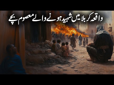 Waqia Karbala Me Shaheed Hony Waly Masoom Bachy | Ali Akbar | Masoom Ali Asghar | Islamic Studio