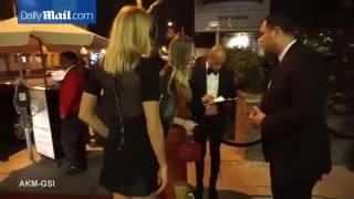 ESTE HAIM, ALANA HAIM and Karlie Kloss in Los Angeles for Drake's birthday