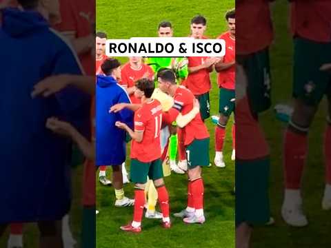 Ronaldo, İspanya’dan sadece Isco ile kucaklaştı: Portekiz-İspanya #ronaldo #realmadrid