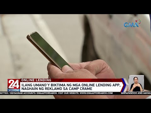 Ilang Umano Y Biktima Ng Mga Online Lending App Naghain Ng Reklamo Sa