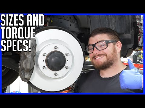 How to Replace Front Brake Pads and Rotors Toyota 4Runner 2010-2024 - With Sizes and Torque Specs!