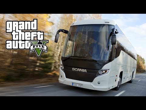 GTA 5 MOD VITA REALE #25 - lavoro come AUTISTA! (Autobus, Corriera...)