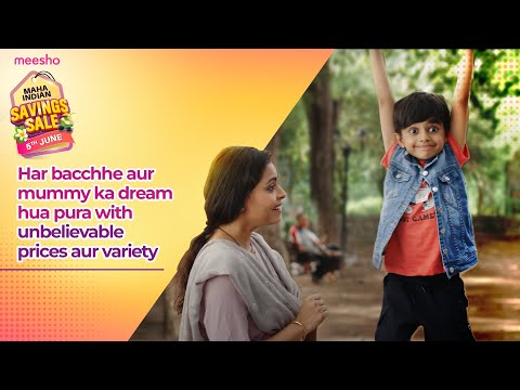 Up to 70% off on Kid’s fashion on Meesho | Maha Indian Savings sale