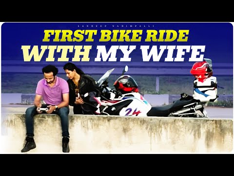 First Bike Ride with My Wife | Bmw GSA| Sandeep Nadimpalli | Telugu |