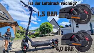 E-Scooterreifen ist der richtige Luftdruck wirklich entscheidend