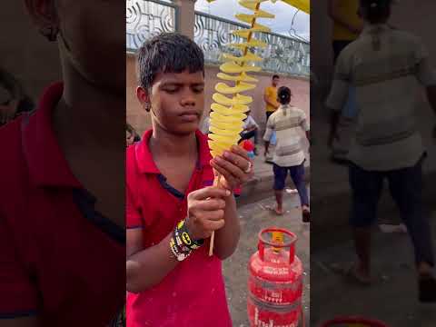 Hard Working boy selling Potato Twister #shorts