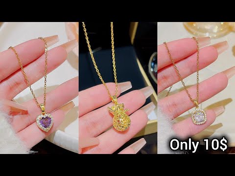 Most Beautiful 😍Korean Pendant Collection 🌼 Most beautiful Trendy jewelry ❤️ @OfficialFashionBeauty