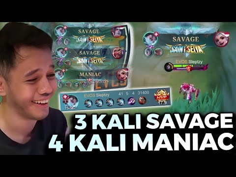 Moment Terbaik Dalam Hidup GW!! 41 KILL 3x SAVAGE + 4x Maniac!! - Mobile LegendsU