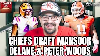 Chiefs draft Mansoor Delane & Peter Woods