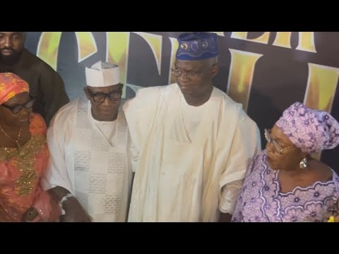 GRAND ARRIVAL: OGA BELLO & RAJI FASHOLA SHINE AT HER EXCELLENCY PREMIERE & 60 YRS OF FILM MAKING