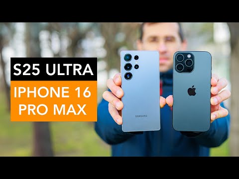 Galaxy S25 Ultra vs iPhone 16 Pro Max