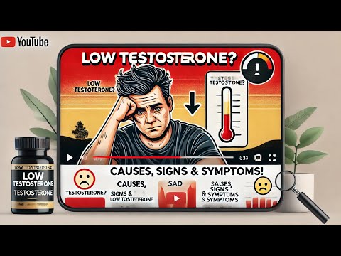 Causes, Signs & Symptoms of Low Testosterone!