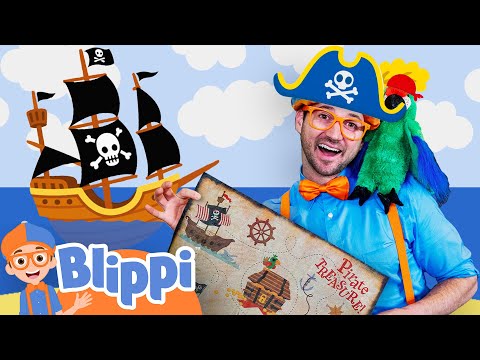 Blippi the Pirate, Arrgg! | Educational Videos for Kids