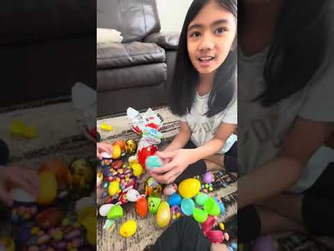 Easter Egg Hung Kinder Egg Surprise