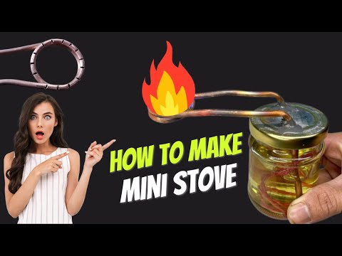 How to Make mini heating stove  Free energy heat your home Great New idea