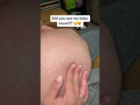 DID YOU SEE MY BABY MOVE?! 🥺