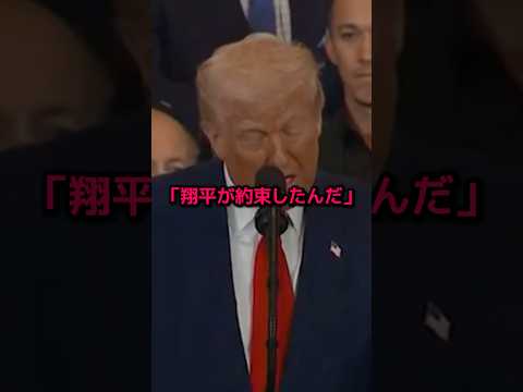 大谷翔平とトランプが交わしたある約束