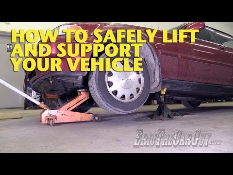 How To Safely Lift and Support Your Vehicle -EricTheCarGuy