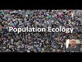 Ecological Population Dynamics Concepts
