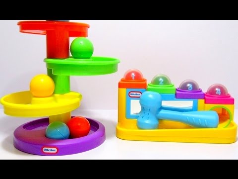 Учим цвета и цифры на английском языке с развивающими игрушками Little Tikes.