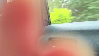 【lofi asmr】gentle camera scratching in the car