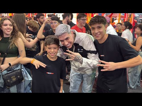 BRASIL GAME SHOW 2024 #3 Tirei foto com Yuri, Mágico Breno Costa, encontrei o Talles Magno!