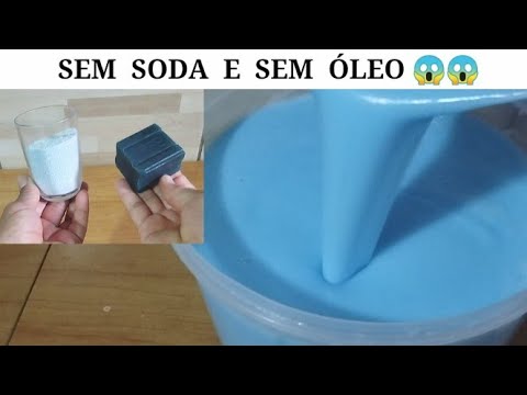 🔴 AGORA SÓ FAÇO ASSIM SABÃO LÍQUIDO CASEIRO SEM SODA E SEM ÓLEO