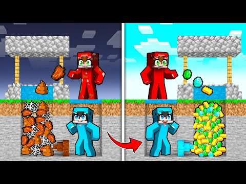 Evolucioné un POZO de los DESEOS para Robar Minerales en Minecraft