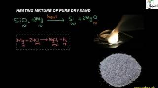 By Heating Mixture of Pure Dry Sand