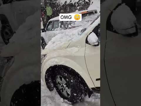 اگر ٹائروں کو چین نہیں لگائیں گے تو یہ تو ہوگا