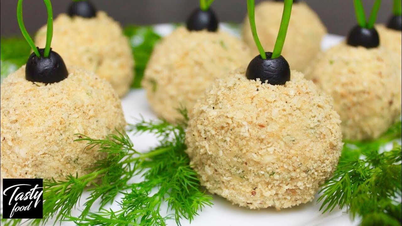 Праздничная Закуска Елочные Шарики на Новогодний Стол!