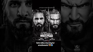 Seth rollins returning for wrestlemania? 😍🥶 #wwe #romanreigns #wweindia #sethrollins #brocklesnar