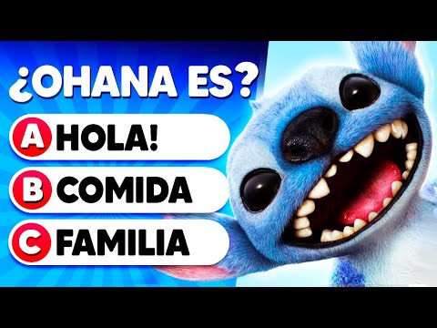 ¿CUÁNTO SABES DE LILO Y STITCH 2025? 🤔🧠✅ Lilo y Stitch La Película | Chica Trivia/Quiz