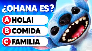 ¿CUÁNTO SABES DE LILO Y STITCH 2025? 🤔🧠✅ Lilo y Stitch La Película | Chica Trivia/Quiz