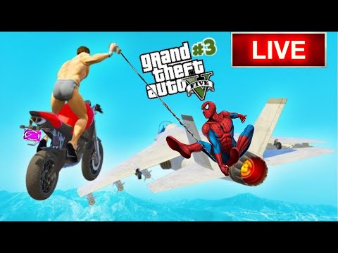 GTA 5 RAGNOLL LIVE STREAM SPIDERMAN IRONMAN FREEFIRE #live #gta #freefire