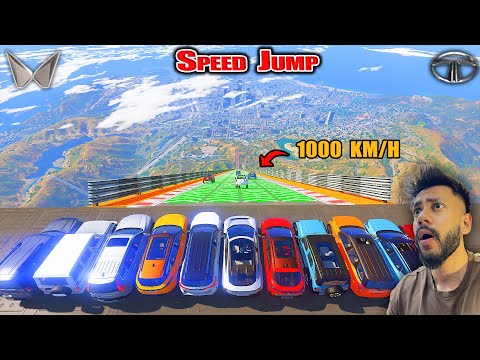 GTA 5 INDIAN CARS VS 10000 BOOSTERS😱 RAMP JUMP CHALLENGE |ABHISHEKKZ GAMING