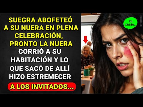 SU SUEGRA LA ABOFETEÓ EN LA REUNIÓN, LO QUE ELLA HIZO EN RESPUESTA DEJÓ SIN HABLA A LOS INVITADOS...