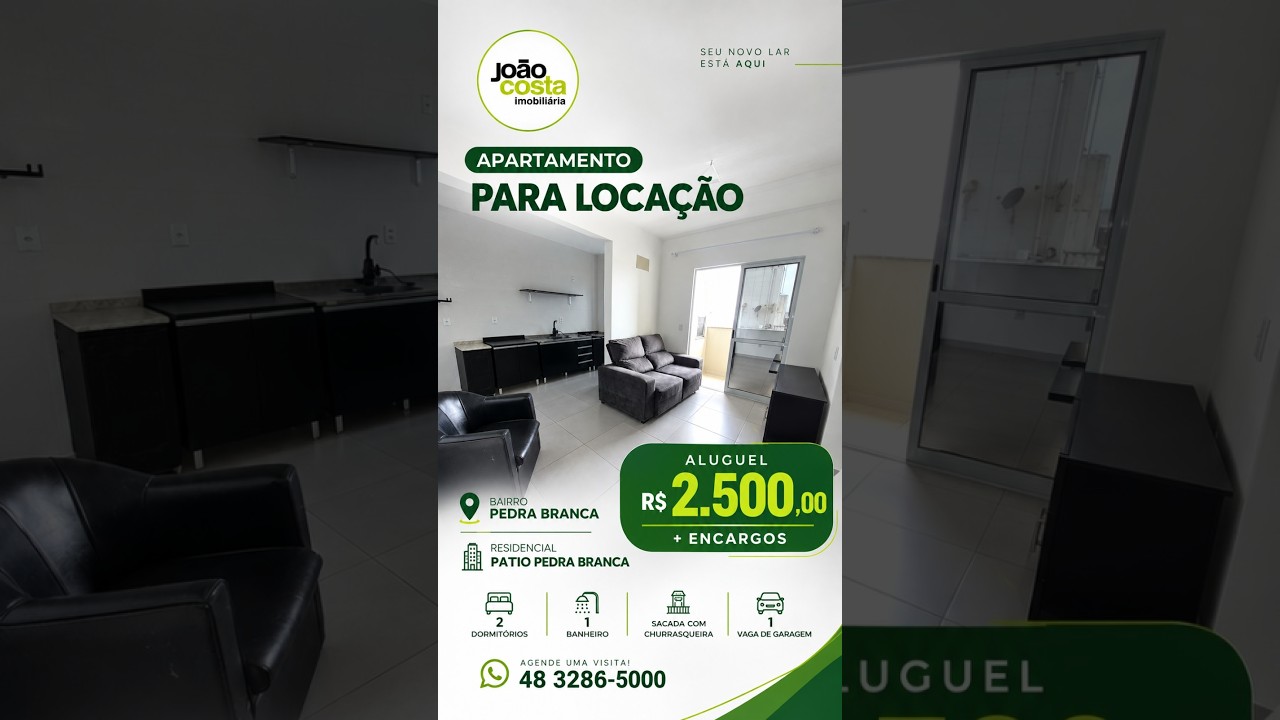 Apartamento para locação Pedra Branca Apartamento para locação Pedra Branca