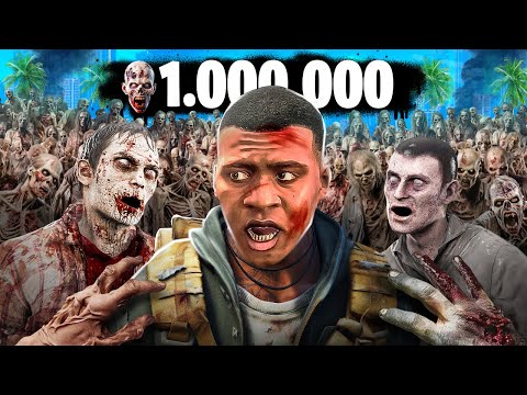 Я Пережил 1,000,000 ЗОМБИ за 24 ЧАСА в ГТА 5! ЗОМБИ АПОКАЛИПСИС В GTA 5 ОНЛАЙН МОДЫ