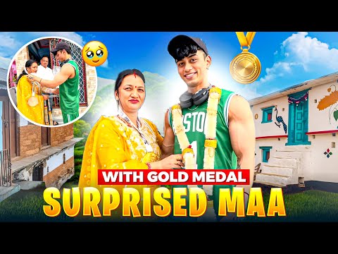 //SUPRISED MAA WITH 2 GOLD MEDALS 🥇 //POSING PRACTICE AND RAFTING//~ARYAN KANDARI