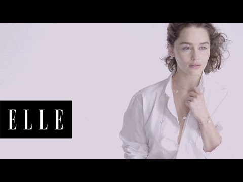 Emilia Clarke Goes Braless To Sell Dior Jewelry!