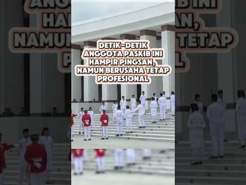 SEMANGAT ANGGOTA PASKIB YANG HAMPIR PINGSAN