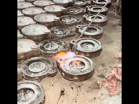 We Break a Engine Block into Pieces and Made Disc Brake for Semi Truck